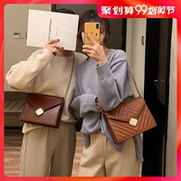 Túi đeo chéo nữ họa tiết retro đơn giản chuỗi hình thoi 2019 phiên bản Hàn Quốc mới của chiếc túi đeo vai hoang dã nhỏ vuông - Túi xách nữ túi xách nữ hàng hiệu gucci