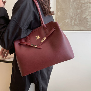 高级感腋下托特包2025新款 休闲大容量单肩包上班通勤百搭女包 时尚