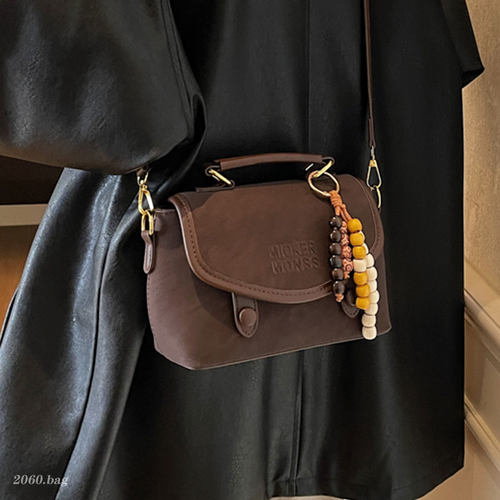 气质时尚百搭通勤洋气高级感单肩斜挎手提2025冬季女式小方包包