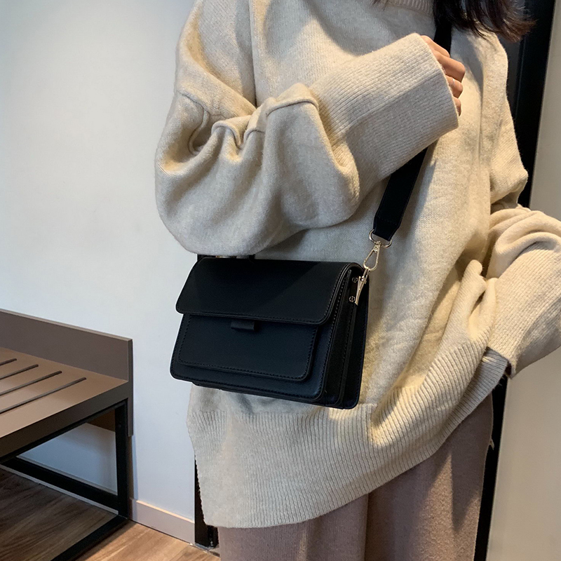 3复古chic包包女2021新款流行韩版时尚质感百搭单肩斜挎港风小方包