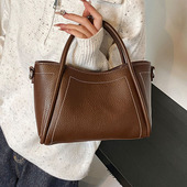 时尚 上班通勤单肩包2025冬季 高级感 新款 简约百搭手拎水桶包女韩版