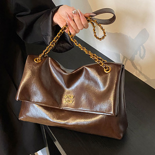 复古废土风腋下包女2025秋冬新款 托特包高级感小众潮流单肩包 时尚