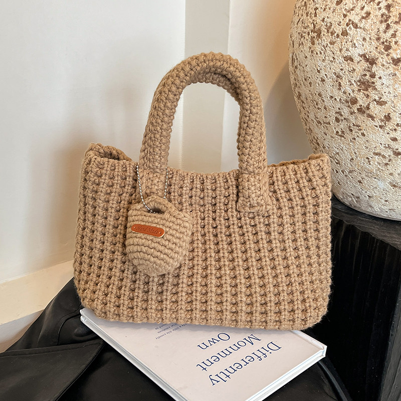 韩版ins潮流编织包女2025冬季新款时尚休闲小方包简约小众斜挎包,箱包皮具/热销女包/男包,小方包,淘宝优惠券,粉丝福利购,淘宝优惠卷