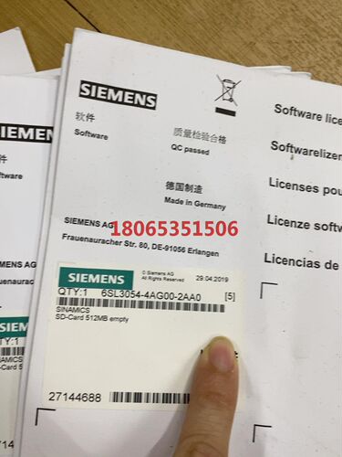 原装6SL3054-4AG00-2AA0