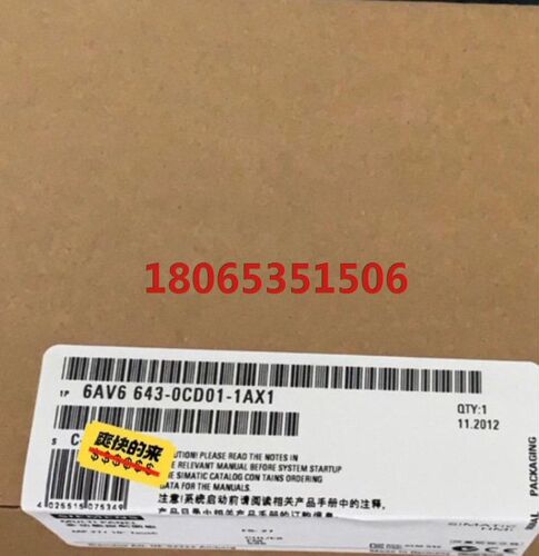 6AV6643-0CD01-1AX1触摸屏99新包装