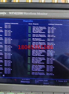 美国泰克原装手持波形监视器wfm2200.成色不错的功能
