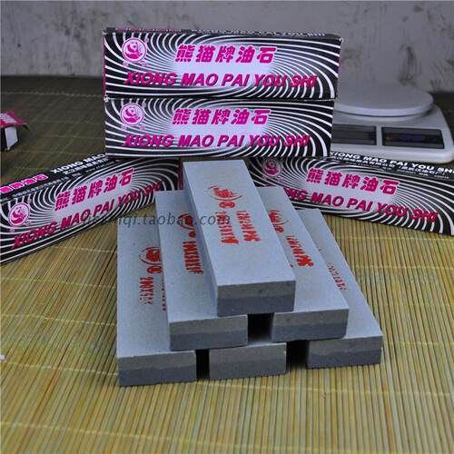 武汉熊猫牌双面碳化硅粗磨油石