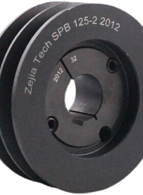 欧标锥套式皮带轮大全SPA/SPB/SPC/SPZ 铸铁单双槽多槽锥套可定制