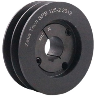 欧标锥套式皮带轮大全SPA/SPB/SPC/SPZ 铸铁单双槽多槽锥套可定制