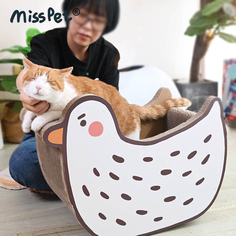 宠物猫抓板大号瓦楞纸猫窝一体