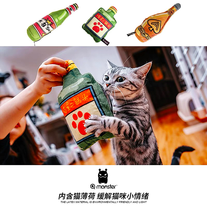 QMONSTER猫系列薄荷玩具二锅头