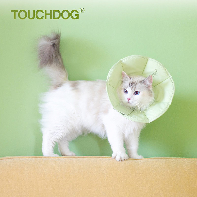 touchdog它它马克龙宠物猫狗伊丽莎白保护圈猫咪防舔咬颈绝育头套