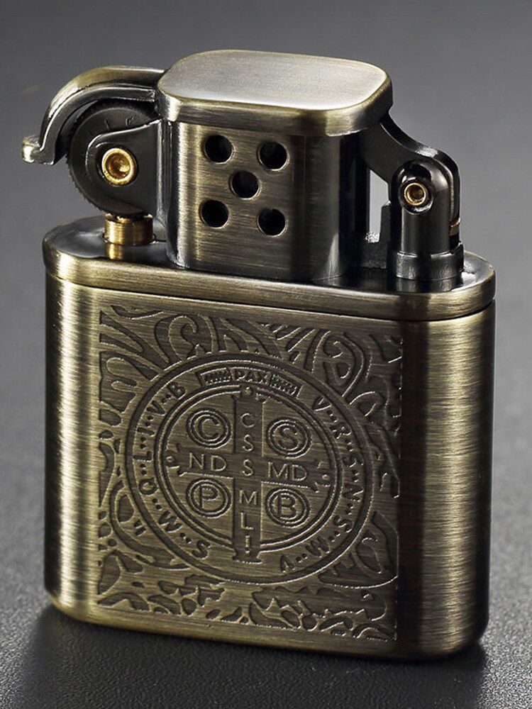 佐罗老九门煤油打火机纯铜外壳怀旧康斯坦丁砂轮复古老式防风