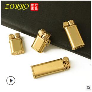 小布丁煤油打火机全铜拉丝小胖墩个性迷你小巧砂轮打火机煤油