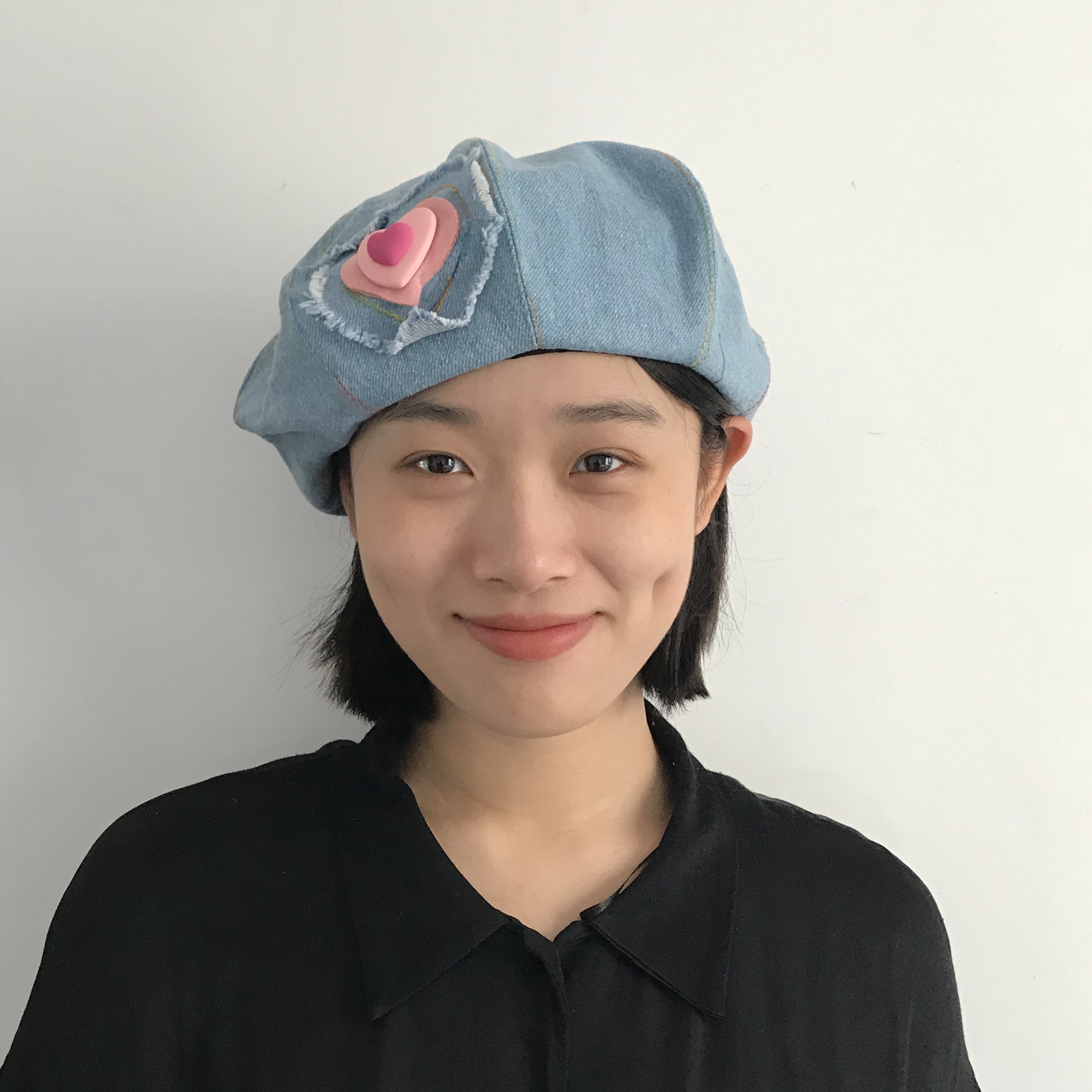 三环路贝雷帽甜美风女春夏