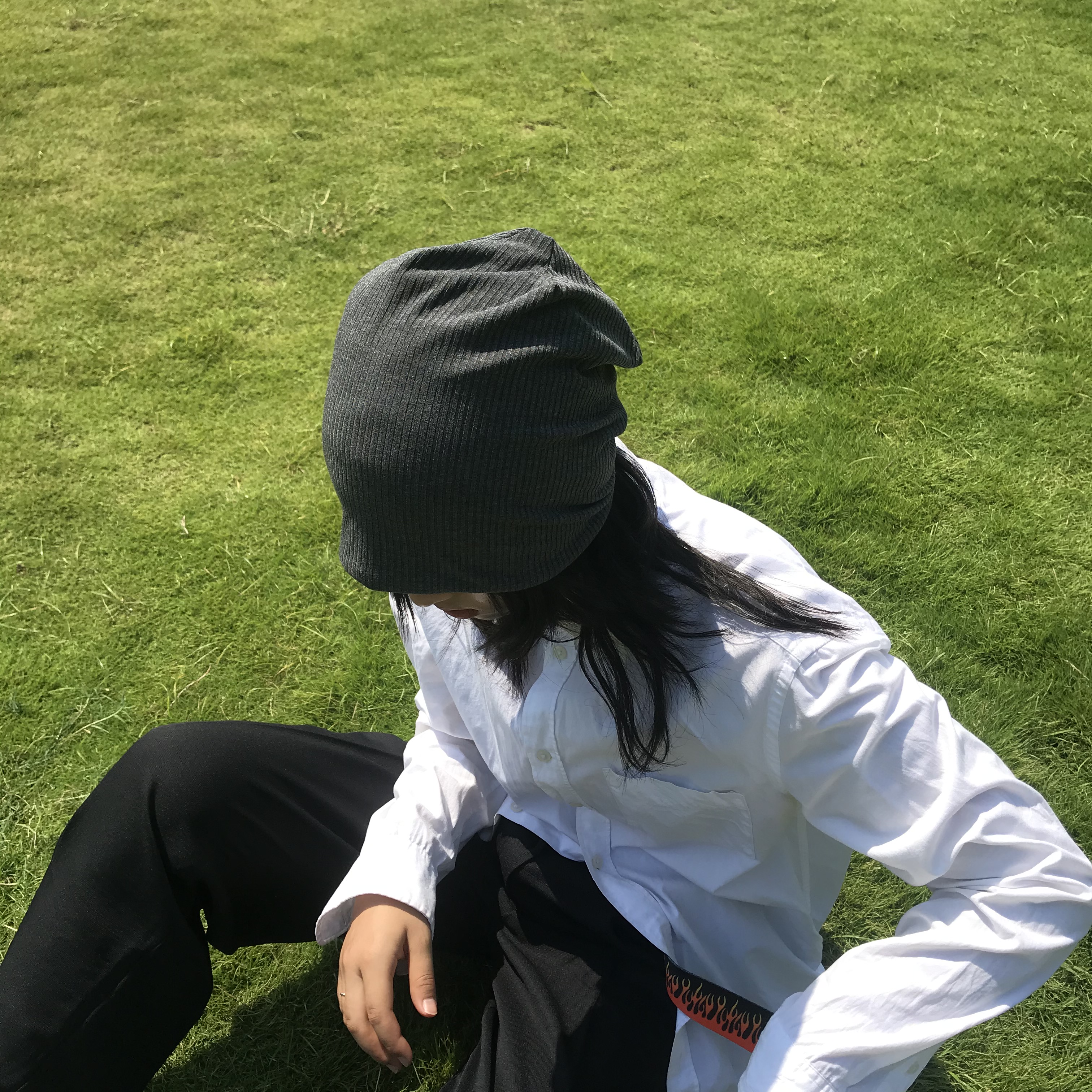 休闲头巾堆堆帽子素颜透气运动吸汗帽骑行薄款包头帽冷帽情侣街头