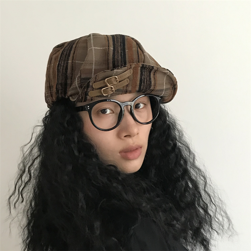 三环路画家八角帽复古港风秋冬帽