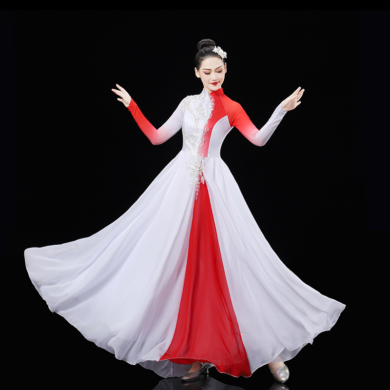 万疆古典舞演出服扇子舞舞蹈服