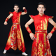 打鼓演出服现代中国风秧歌民族舞蹈服水鼓腰鼓锣鼓扇子舞表演服装