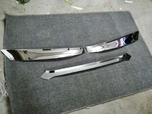 IX45新胜达中网前脸改装 进口格锐 ix35机盖饰条 专用亮条 15款