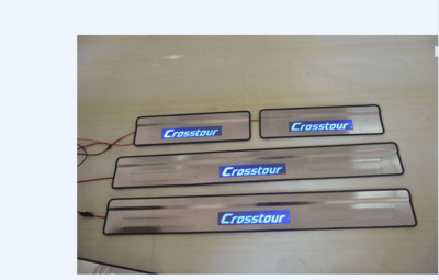11-16款歌诗图带灯门槛条专用迎宾踏板不锈钢LED装饰车门踏板改装