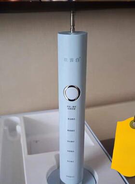 适用于Glalu白色电动牙刷头亚盟成人夫妇通用更换头杜邦软刷毛5包