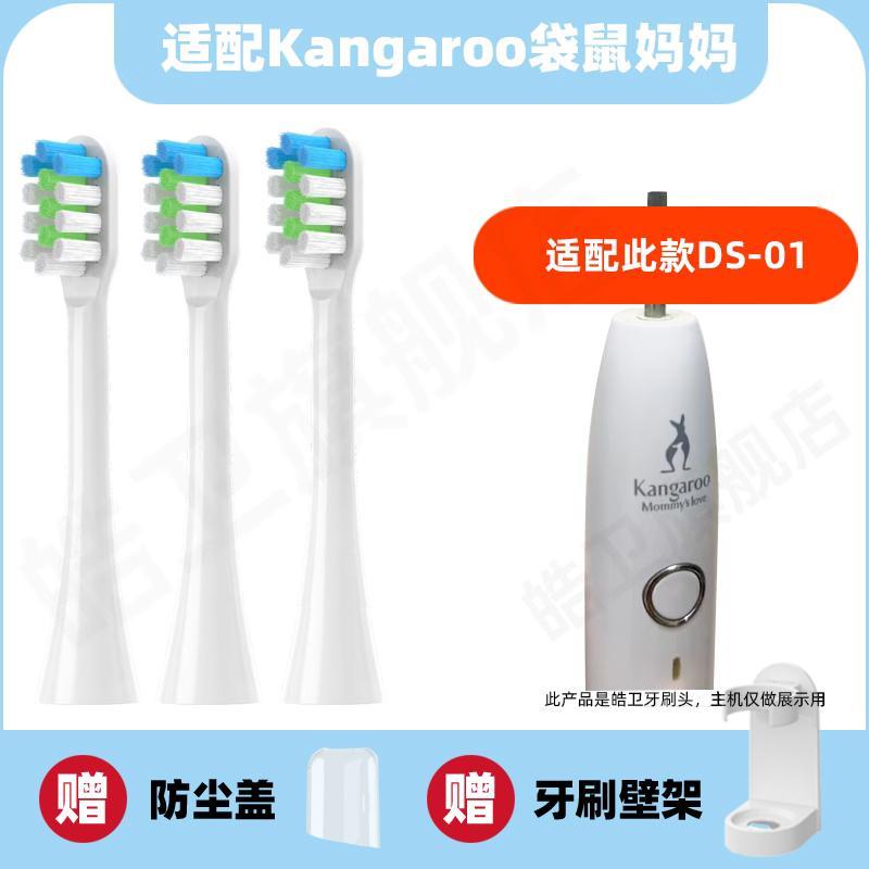 适配Kangaroo袋鼠妈妈电动牙刷头DS-01替换头NIOTUN牛顿S2