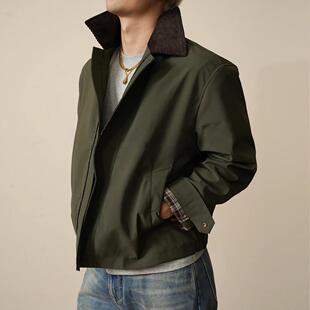 ZONJVNV狩猎者夹克巴恩风工装夹克外套复古做旧秋冬新款男