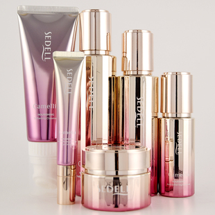 sedell诗黛尔山茶花护肤套装补水保湿抗初老精华液水乳霜眼霜女士