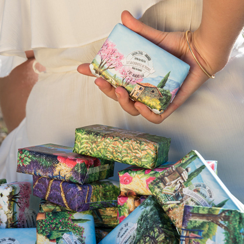 法国进口法霓恩精油草本植物花香持久留香洁面沐浴洗手香氛精油皂