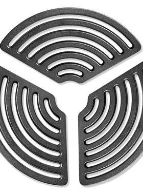 IronMaster R36圆形铸铁烧烤炉 替换配件 食品级铸铁烤网镂空篦子