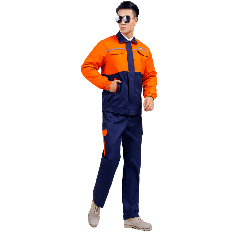 吉利帝豪工作服春秋套装汽修服4S店车间工装短袖夏季售后裤子工衣