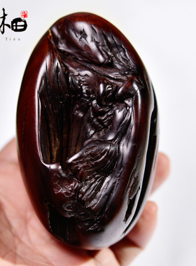 雷劈枣木雷击木吊坠男女款朱砂木质手玩件吉祥正能量气场礼物运势