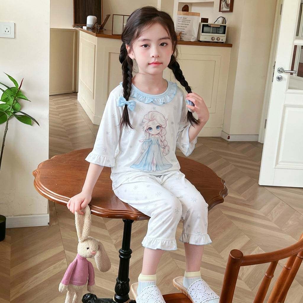 冰雪奇缘儿童睡衣夏季