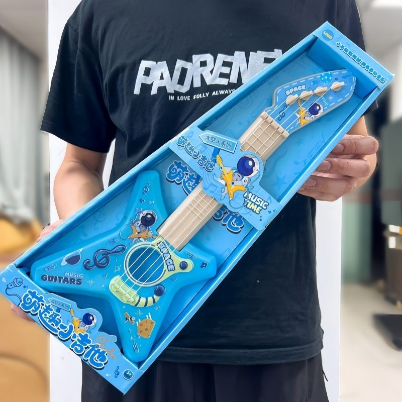 儿童宇航员玩具大号吉他卡通太空人尤克里里乐器音乐弹奏生日礼物
