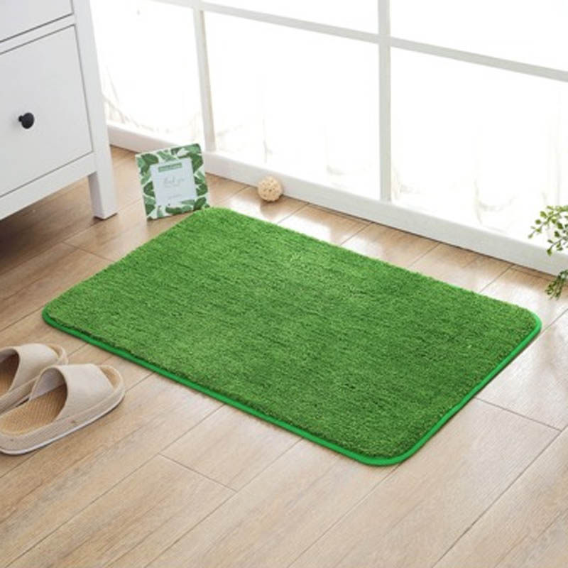 定制客厅卧室绿色地毯门垫进门门厅地垫厨房卫浴门口防滑吸水脚垫,居家布艺,家用脚垫,淘宝优惠券,粉丝福利购,淘宝优惠卷