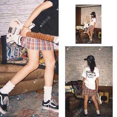 Chillman周边系列 重磅美式复古粗针大码半袖 T恤