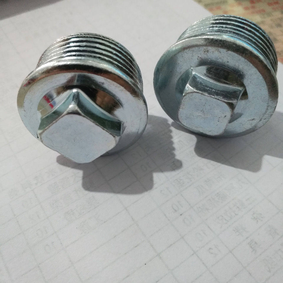 镀锌堵头铁堵头螺纹内扣管堵头自来水管堵头塞4分6分1寸