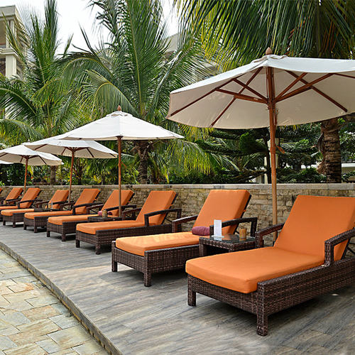 户外阳台沙滩椅藤玉阁休闲庭院