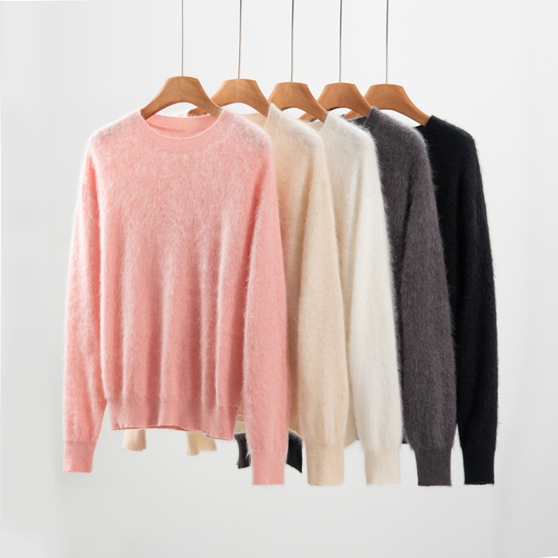 ryyt-yt03拉绒山羊绒圆领