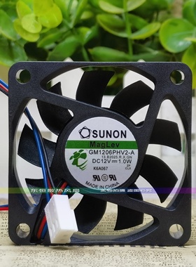 原装 建准SUNON 6015 12V 6cm GM1206PHV2-A 1.0W 静音 散热风扇