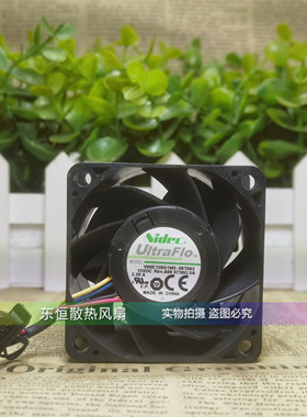 Nidec V60E12BS1M3-08T062 6038 2.39A 6CM暴力服务器散热风扇12V