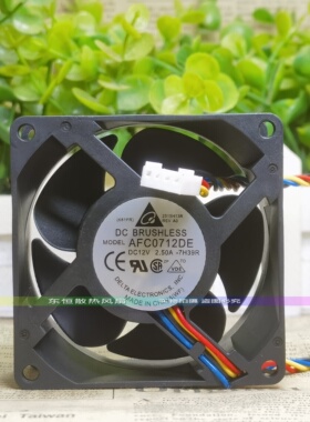 原装 台达 AFC0712DE 7CM 7038 12V 2.50A 服务器 暴力 散热风扇