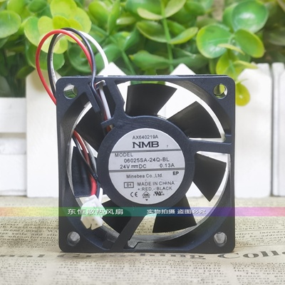 NMB 06025SA-24Q-BL 6025 0.13A 6CM安川驱动器变频器散热风扇24V