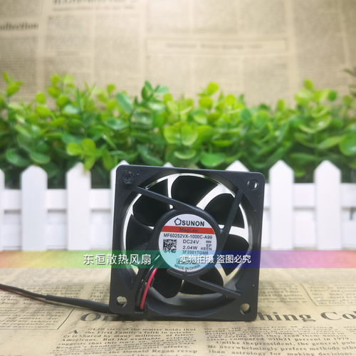 SUNON MF60252VX-1000C-A99 6025 24V 6CM 2.04W 变频器 散热风扇