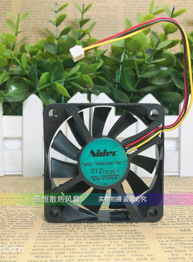 原装 NIDEC D06R-24SS1 6cm 24V 0.12A 6015 三线变频器散热风扇