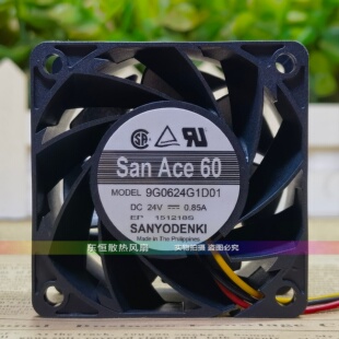 全新Sanyo/三洋 9G0624G1D01 24V 0.85A 6038 6CM 变频器散热风扇