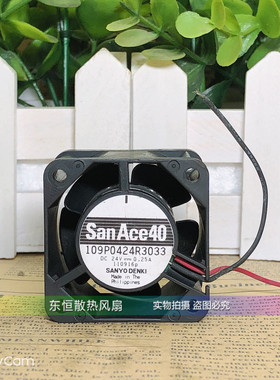 原装日本三洋 4CM 4028 24V 0.25A 109P0424R3033 变频器散热风扇