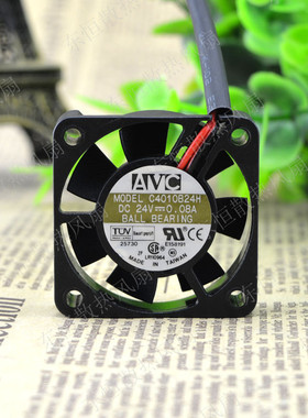 AVC C4010B24H 24V 0.08A 4CM 4010 2线 双滚珠 打印机变频器风扇
