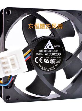 全新台达 AFC0812DD 8cm 8020 12V 0.75A CPU 机箱 电源 散热风扇